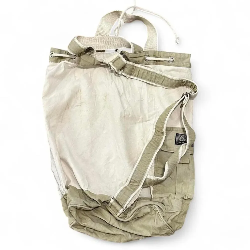 Ritz Carlton weekend travel bag cotton canvas old money